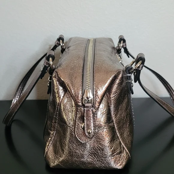 Coach Julia metallic leather crossbody  bag - Picture 6 of 13